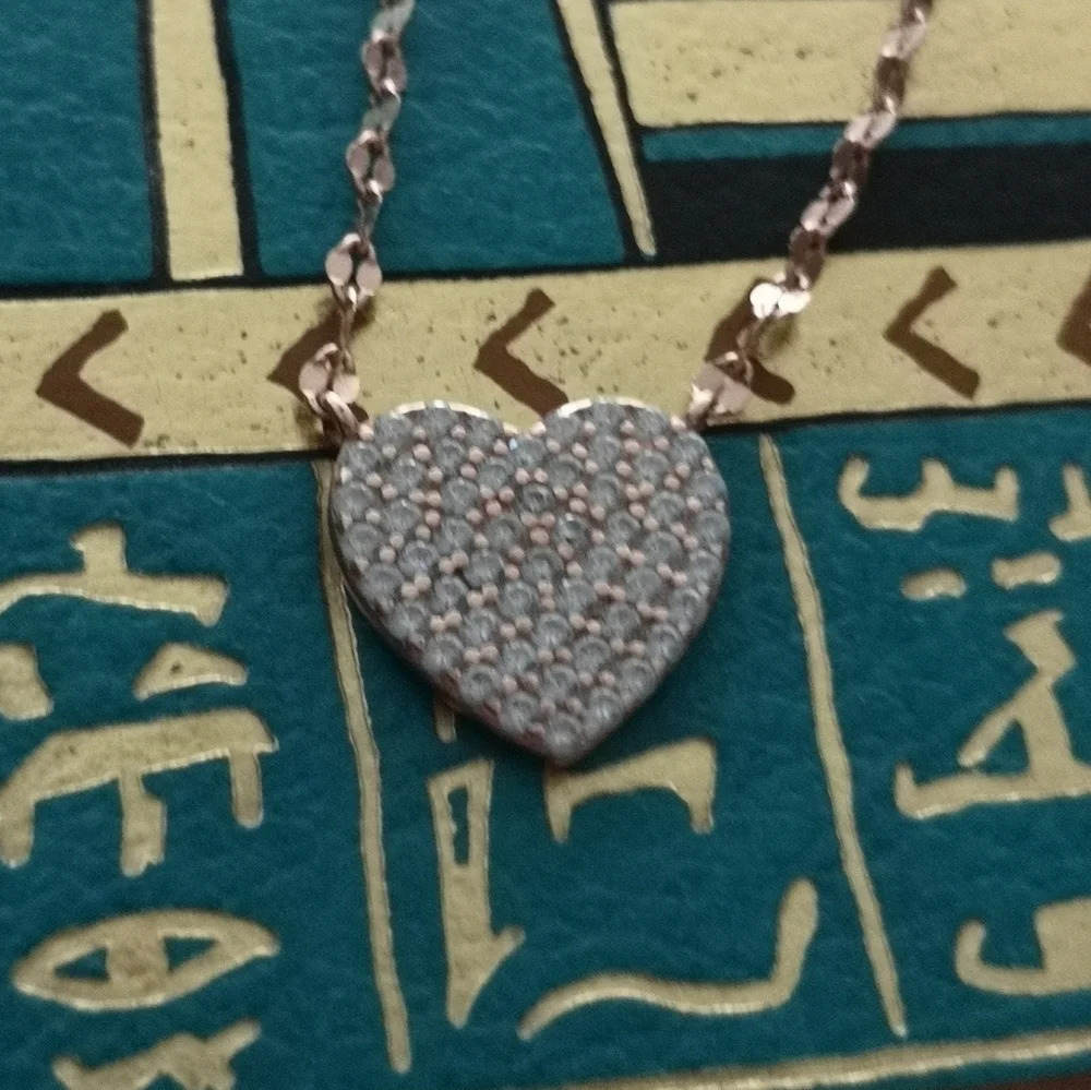 Vermeil heart necklace